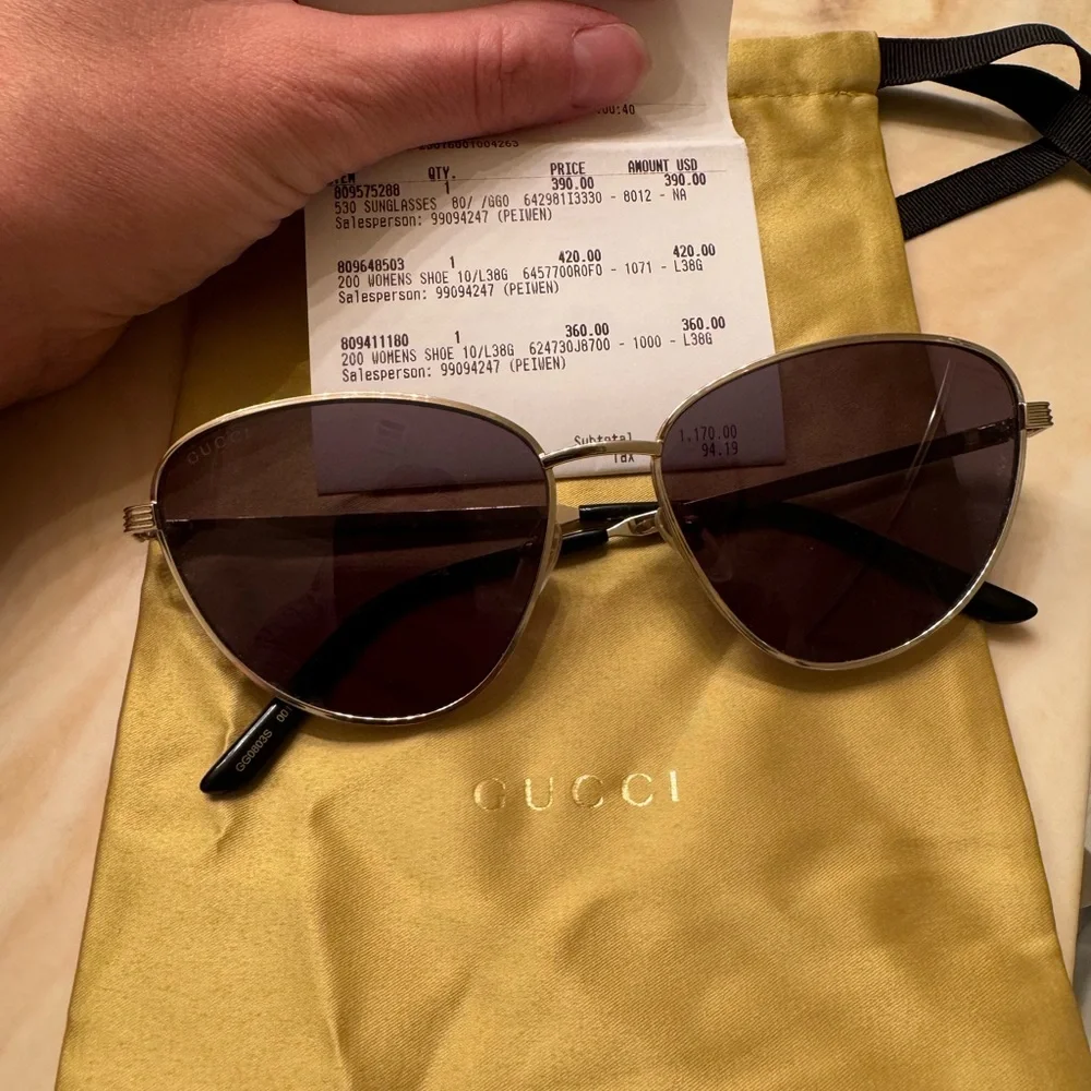 Gucci women's sunglasses multicolor aviator
